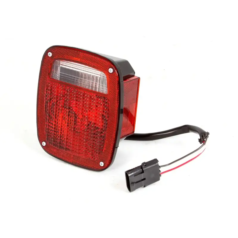 Omix-Ada Right-Side Black Tail Light Assembly For 1991–1997 Jeep Yj & Tj Wrangler (Part #12403.14) 1