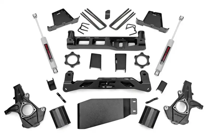 Rough Country 26430 Suspension Lift Kit – Complete System For Enhanced Off-Road Clearance 1